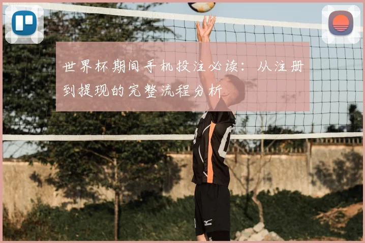 世界杯期间手机投注必读:从注册到提现的完整流程分析