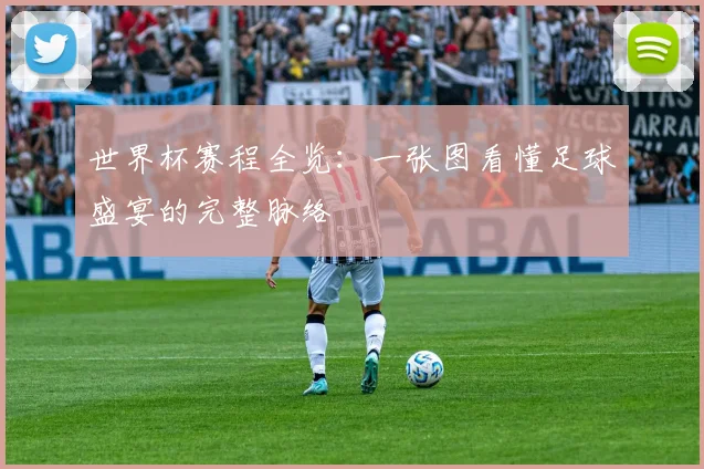 世界杯赛程全览：一张图看懂足球盛宴的完整脉络